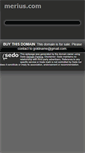 Mobile Screenshot of merius.com